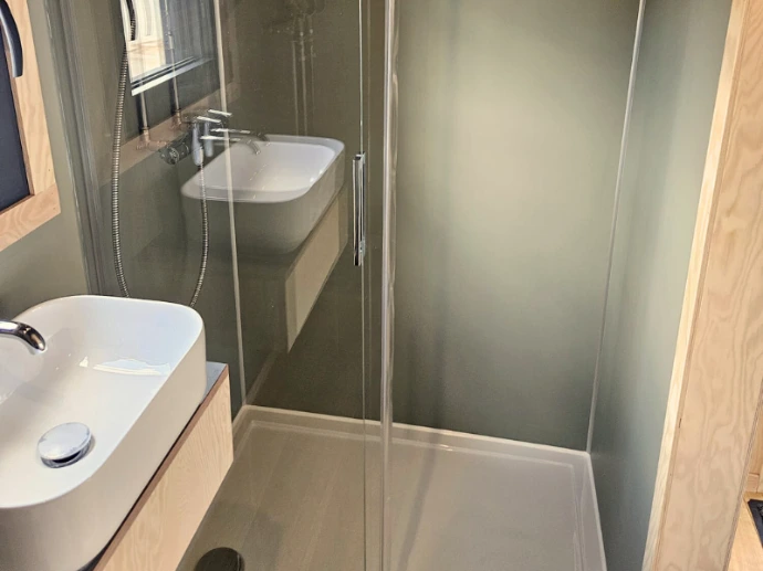 interieur badkamer Tiny House Nest