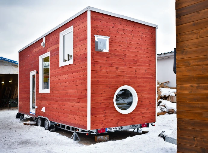 buitenkant tiny house elise