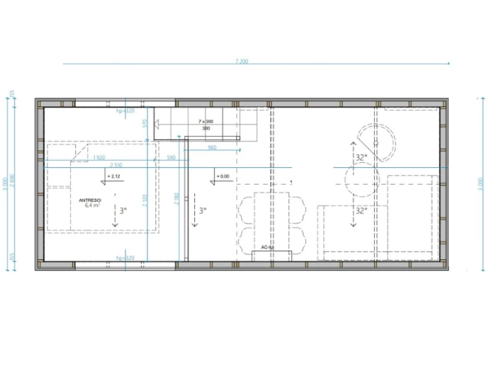 plattegrond Tiny House Smile