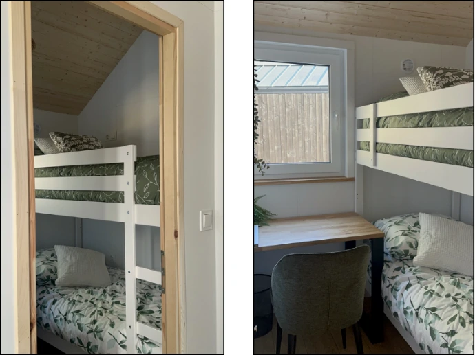 stapelbed tiny house sky