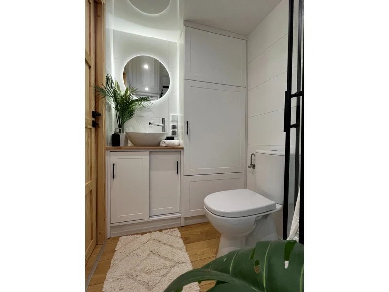 badkamer tiny house river