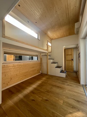 interieur tiny house river