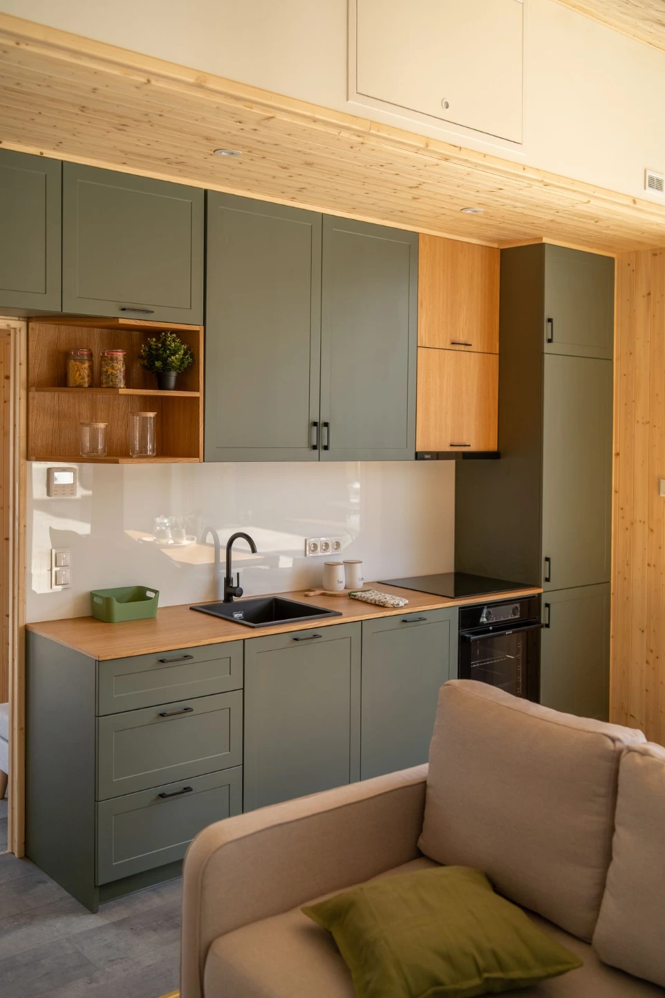 keuken tiny house evergreen