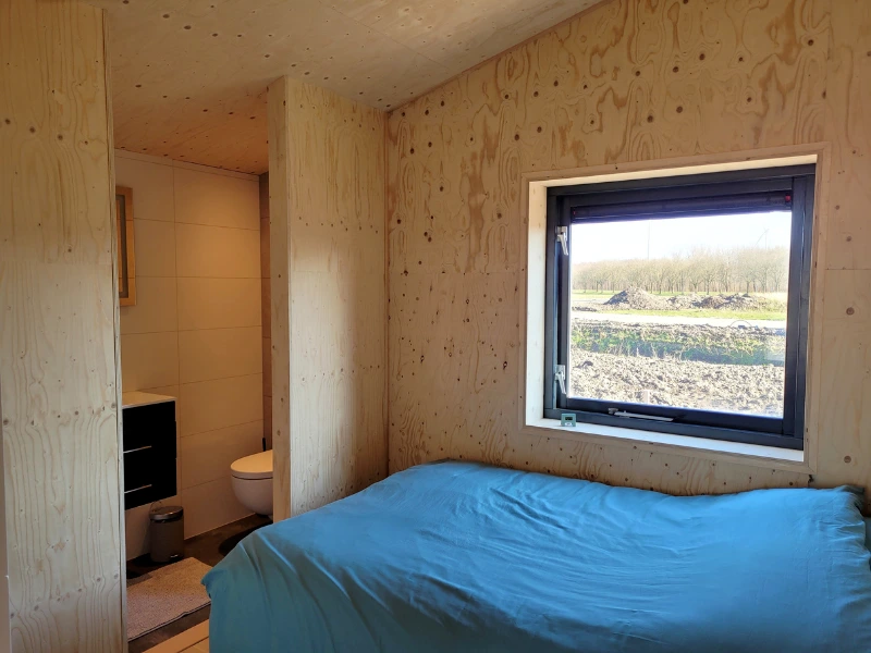 slaapkamer tiny house little nature