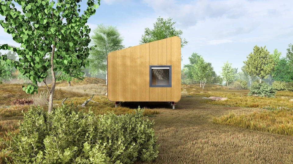 buitenkant tiny house little nature xl