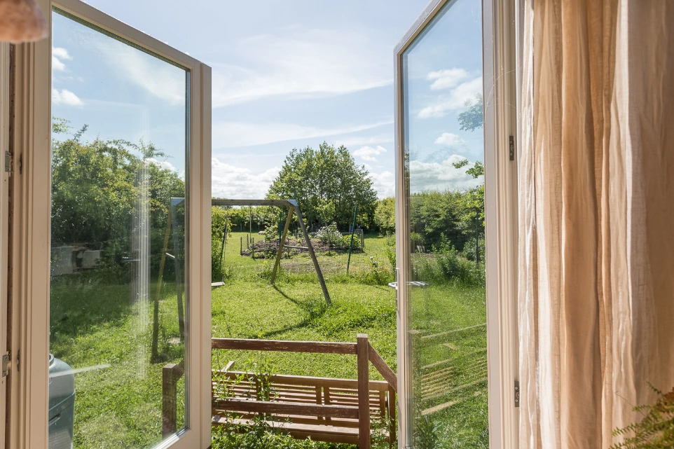 uitzicht Tiny House Kolibrie