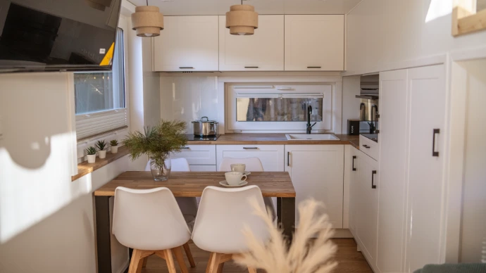 keuken tiny house river